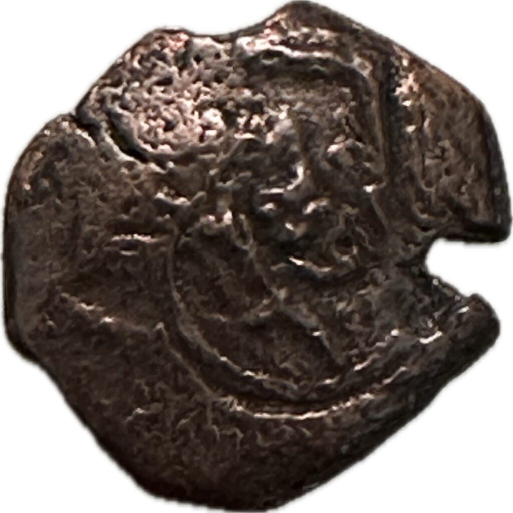 A beautiful 17th century Spanish shipwreck copper coin
