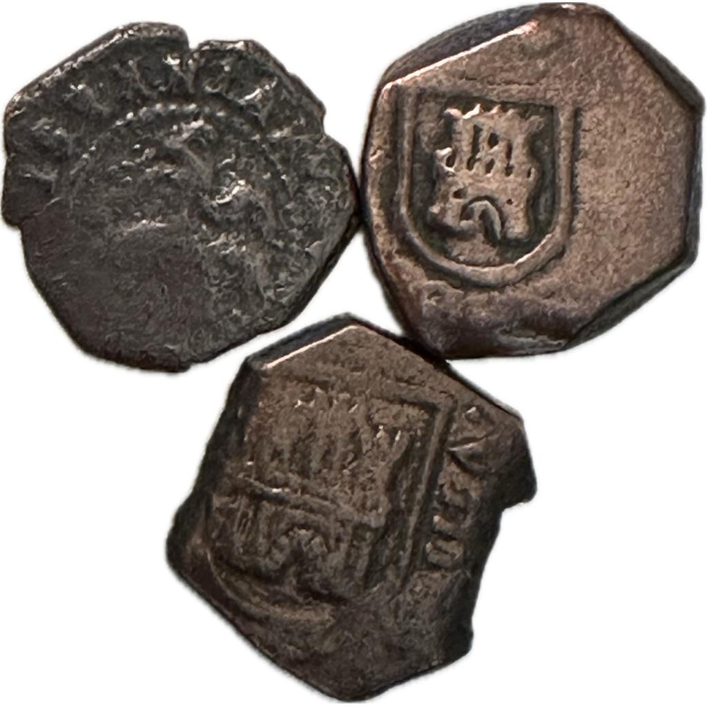 Pirate Coin, Copper Shipwreck, 1600’s, Partial cut cob Prehistoric Online