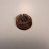 Natural copper cob Pirate coin from Spain. 17th Century