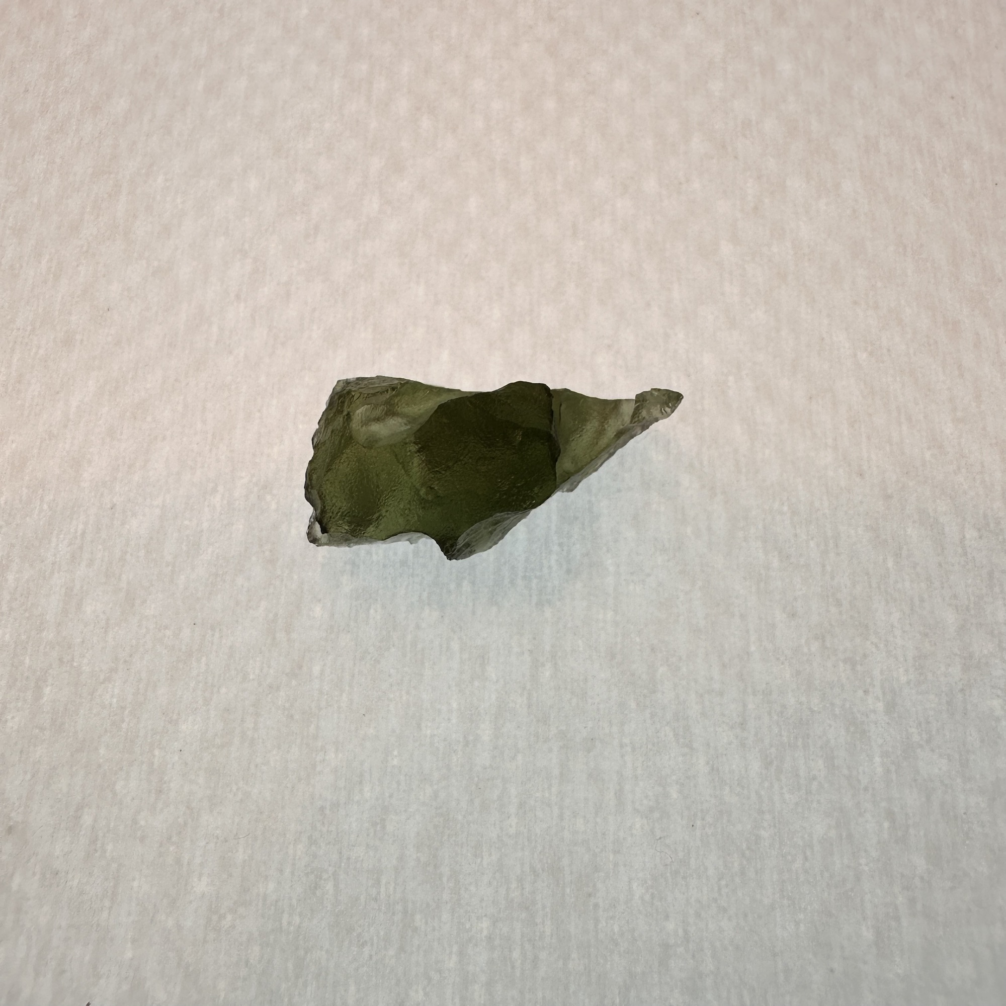 This meteorite obsidian, Moldavite is stunning, and was found in the Czech Republic. Guaranteed authentic.
