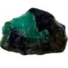 Muzo mine, Columbian emerald crystal in matrix. Deep green color offset by black matrix
