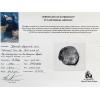 cert of authenticity for a Concepcion 8 reale coin