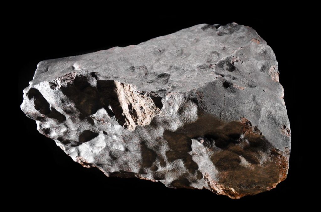 Campo de Cielo meteorite pendant, approx 1 inch