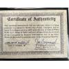Certificate of authenticity Concepcion 8 reale shipwreck coin