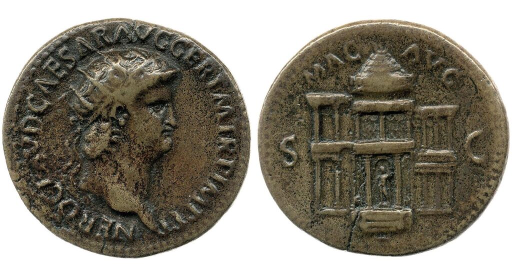 Roman Coin, Great profile bronze treasure