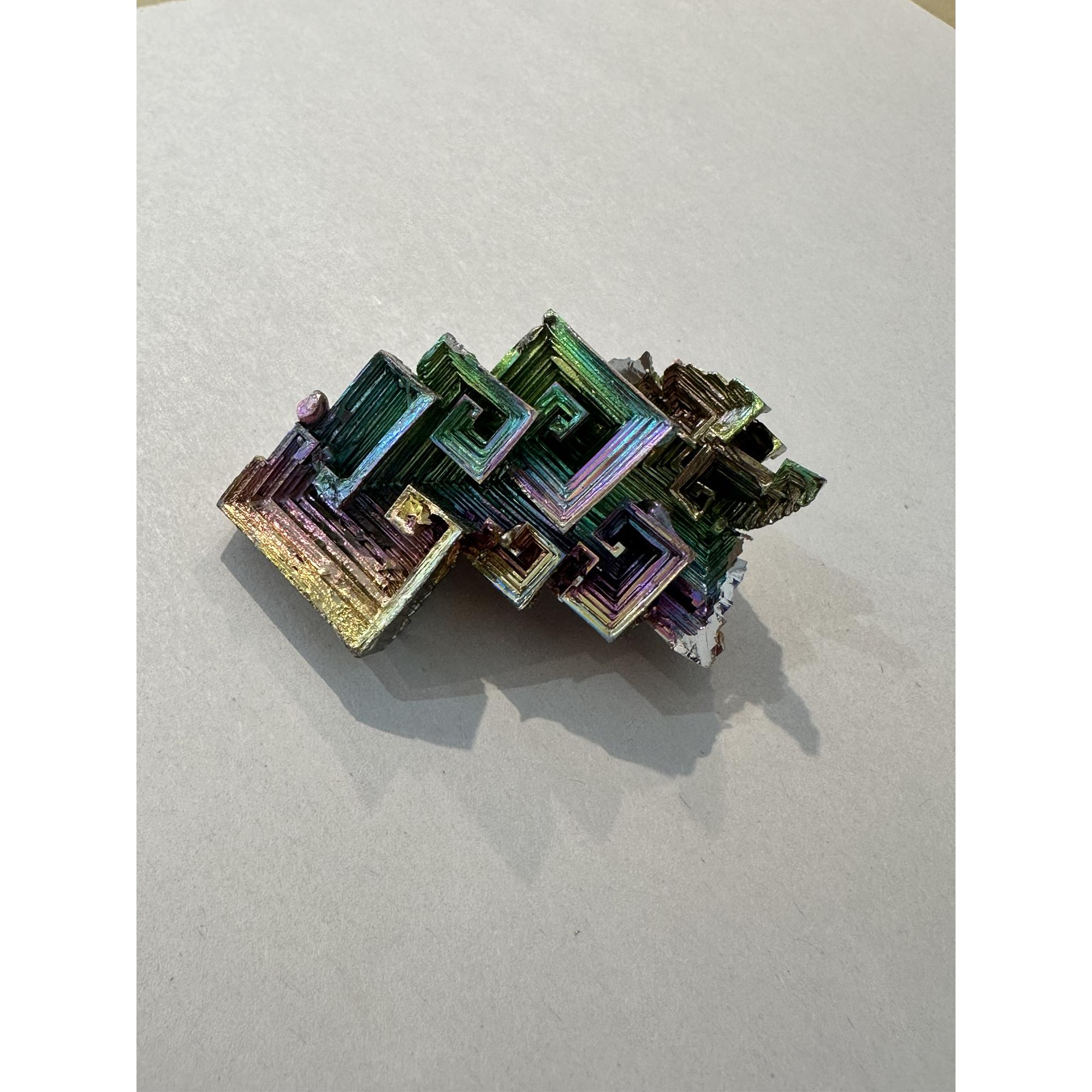 Bismuth, XXL Collector Quality, crisp crystals Prehistoric Online