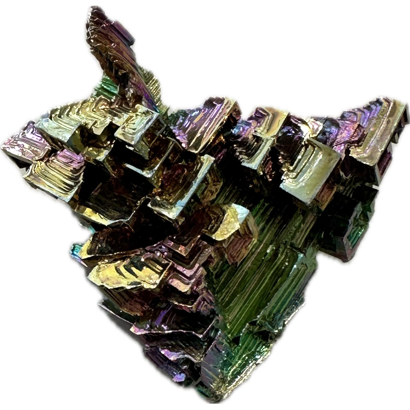 Bismuth, XL Collector Quality, rainbow pyramids Prehistoric Online