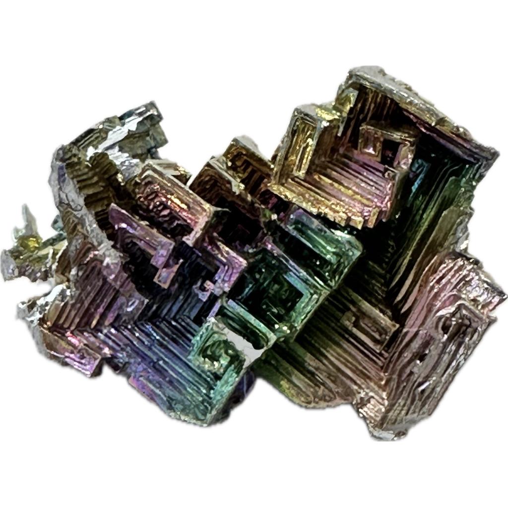 Bismuth, XL Collector Quality, rainbow pyramids