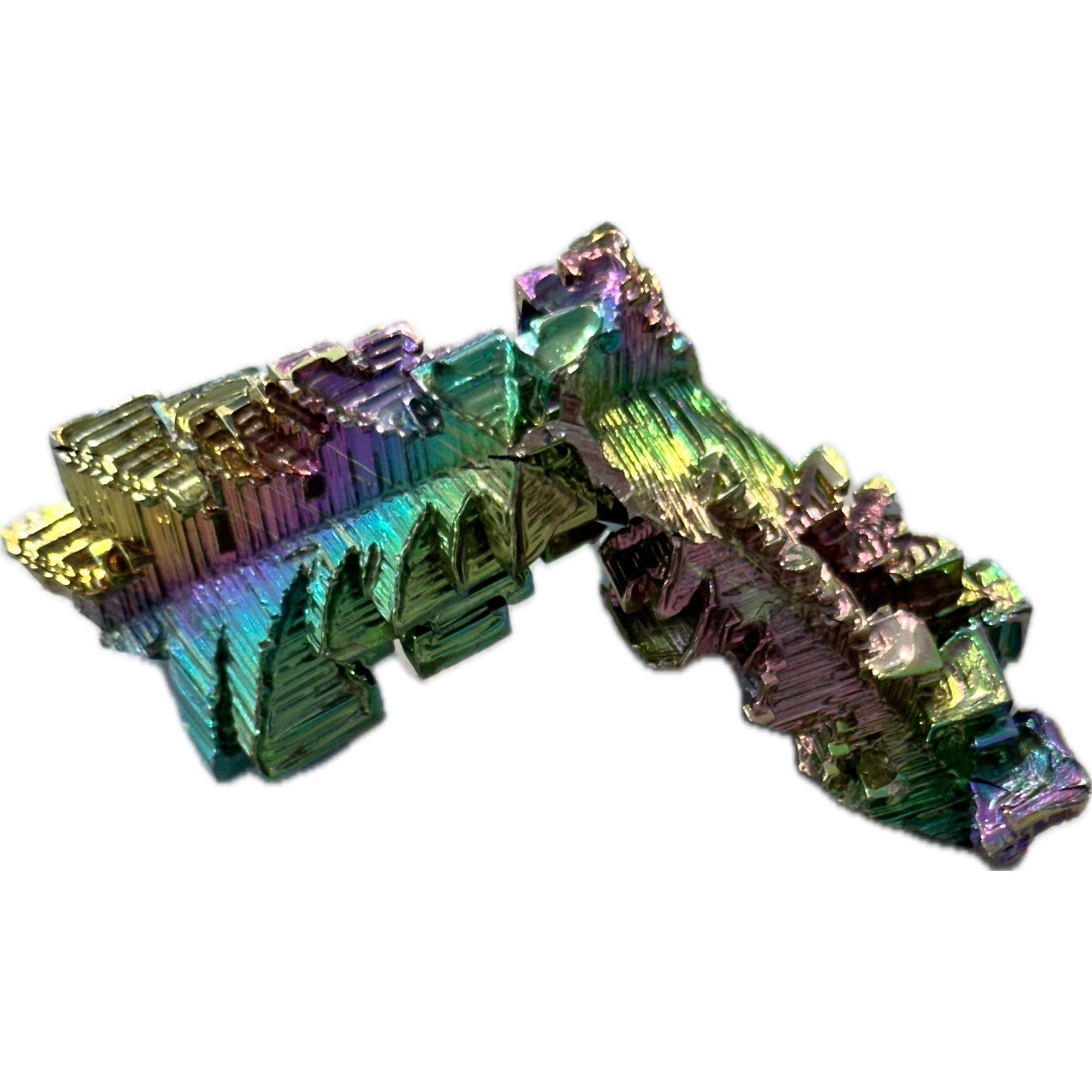 Bismuth, Bi on Periodic table, Unusual shape, great color Prehistoric Online