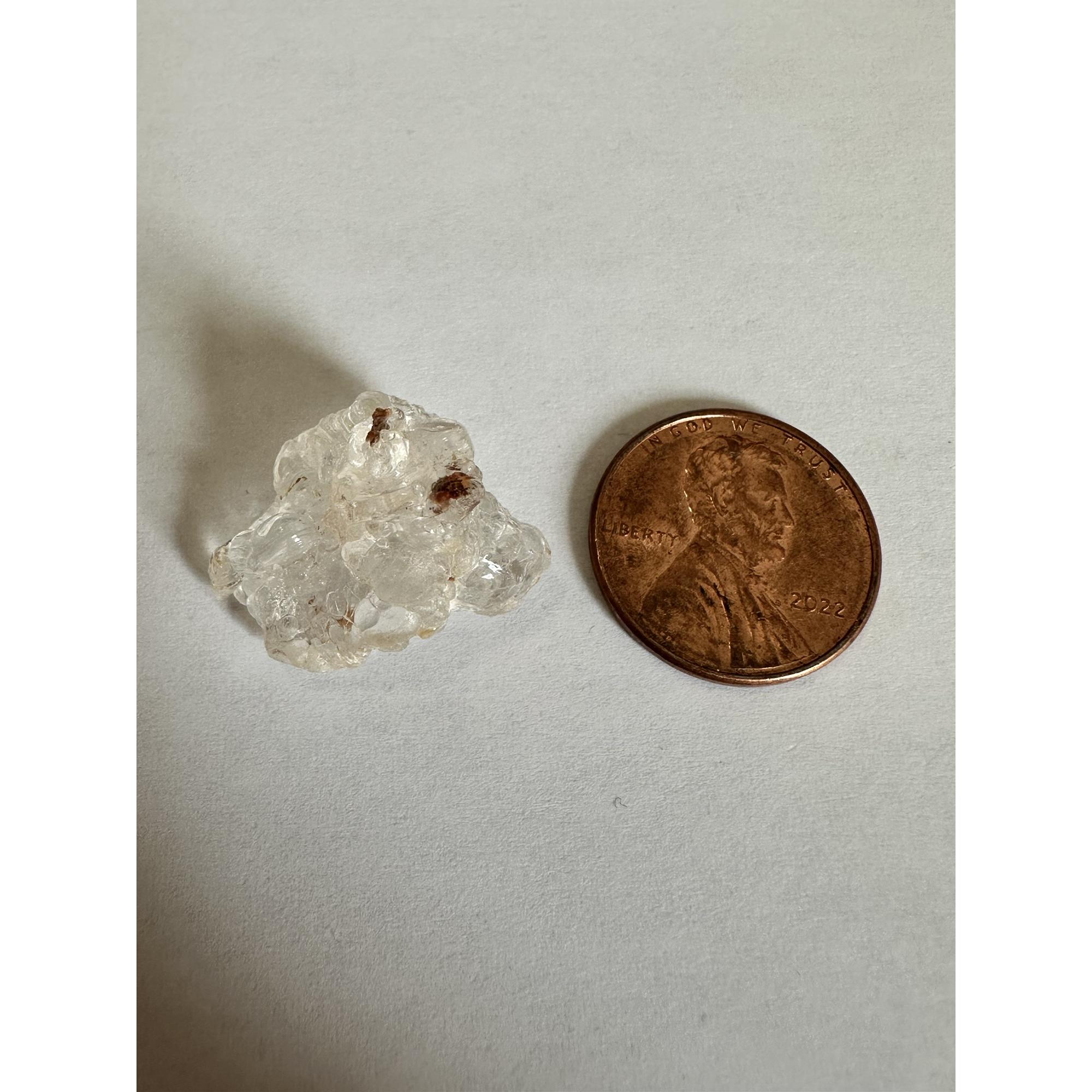 Opal, Hyalite, uv reactive, 3.00 grams, clear crystal, botryoidal Prehistoric Online