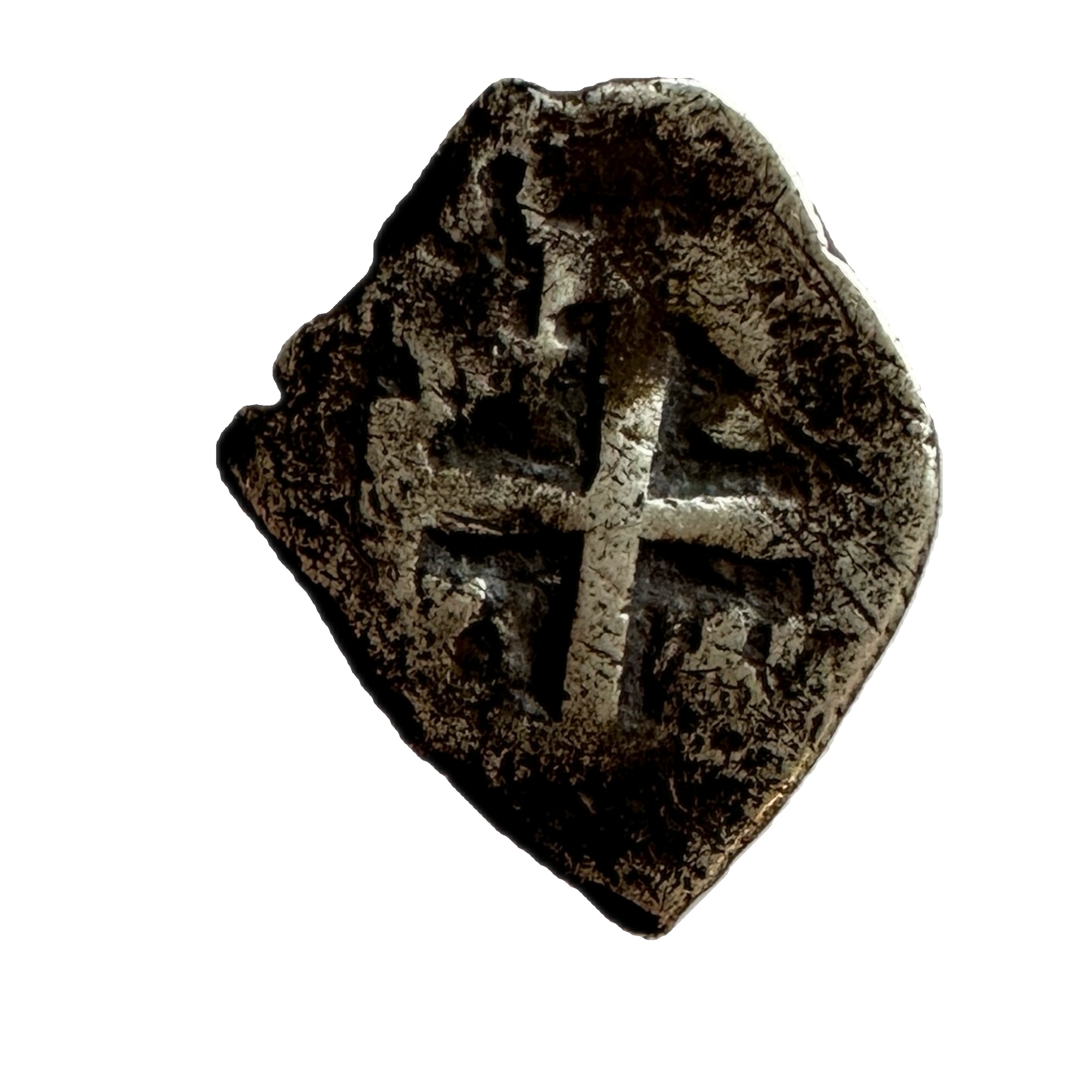 Shipwreck Silver treasure, 1/2 Reale Cob, 1.37g Prehistoric Online