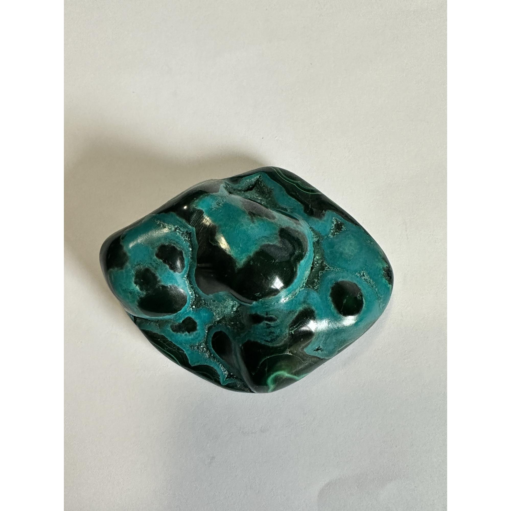 Chrysocolla with Malachite, 3″x 2 1/2″ Prehistoric Online