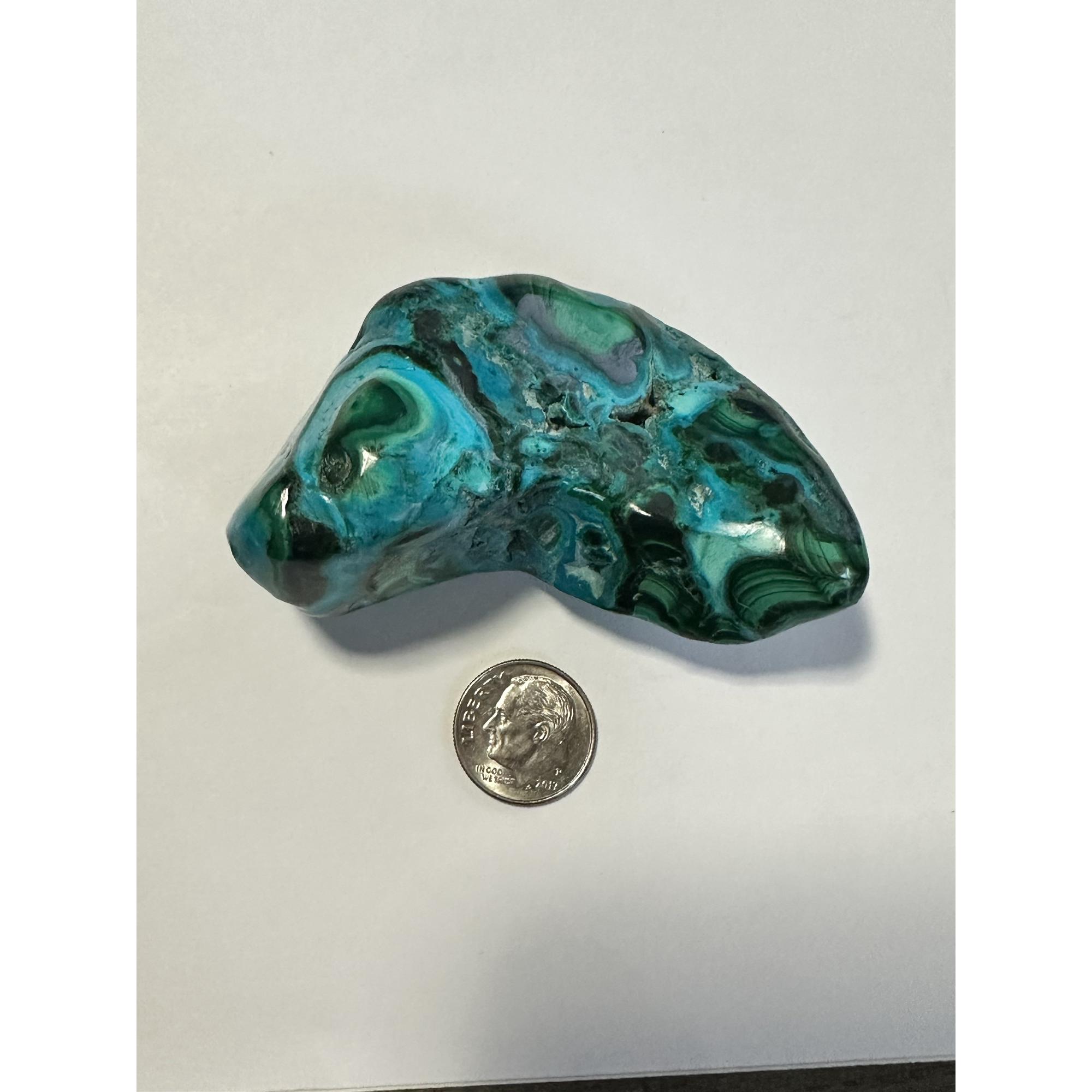 Chrysocolla with Malachite, amazing mixtures of blues and greens Prehistoric Online
