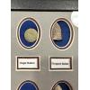Civil War artifact collection in glass covered display box Prehistoric Online