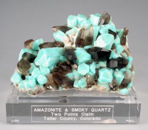 Amazonite & Smoky Quartz,  Colorado Prehistoric Online