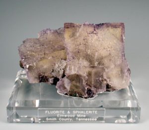 Fluorite & Sphalerite, Tennessee Prehistoric Online