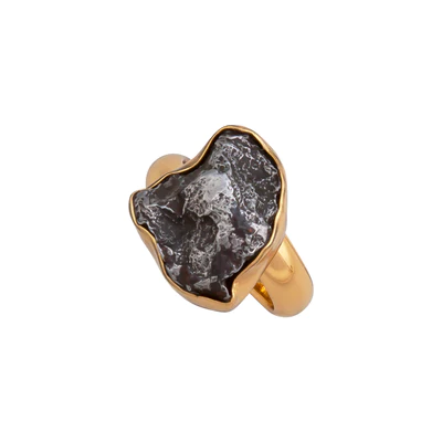 Meteorite Ring-zero karat gold Prehistoric Online