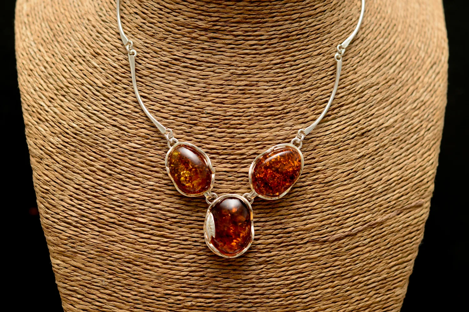 Amber Necklace Sterling Silver Prehistoric Online