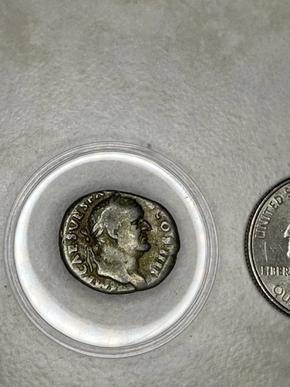 Roman Coin, 95-98% Silver, oblong from hand hammering Prehistoric Online