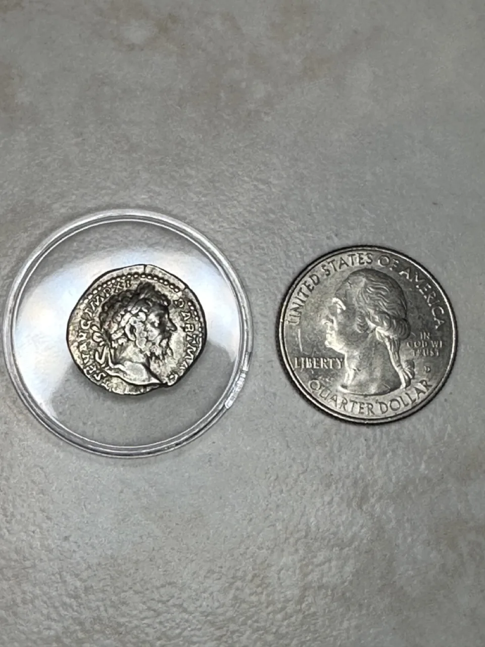 Roman Coin, 95-98% Silver, Gorgeous detail Prehistoric Online