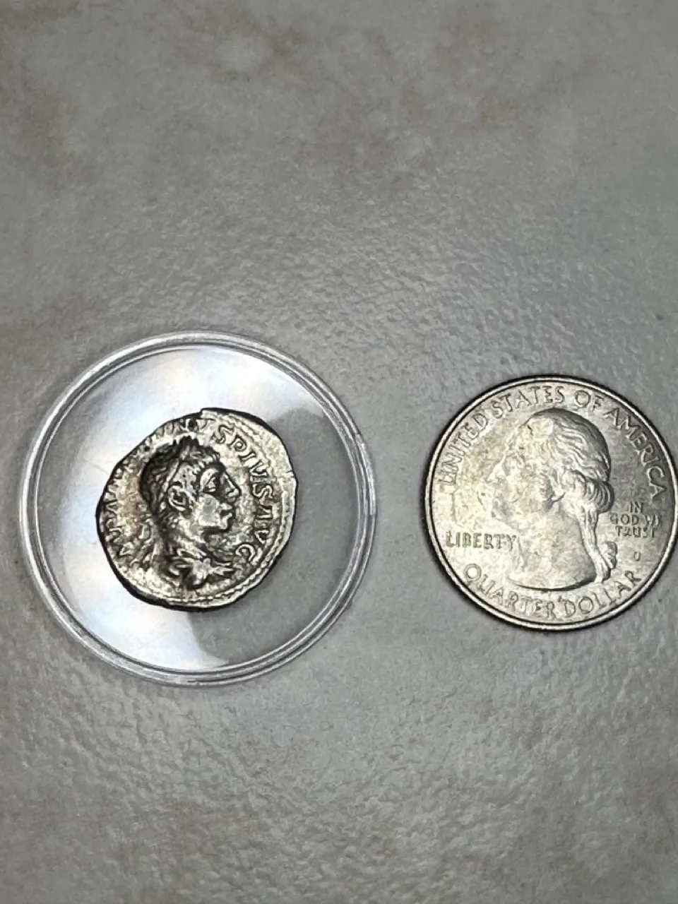 Roman Coin, 95-98% Silver, unique shape Prehistoric Online