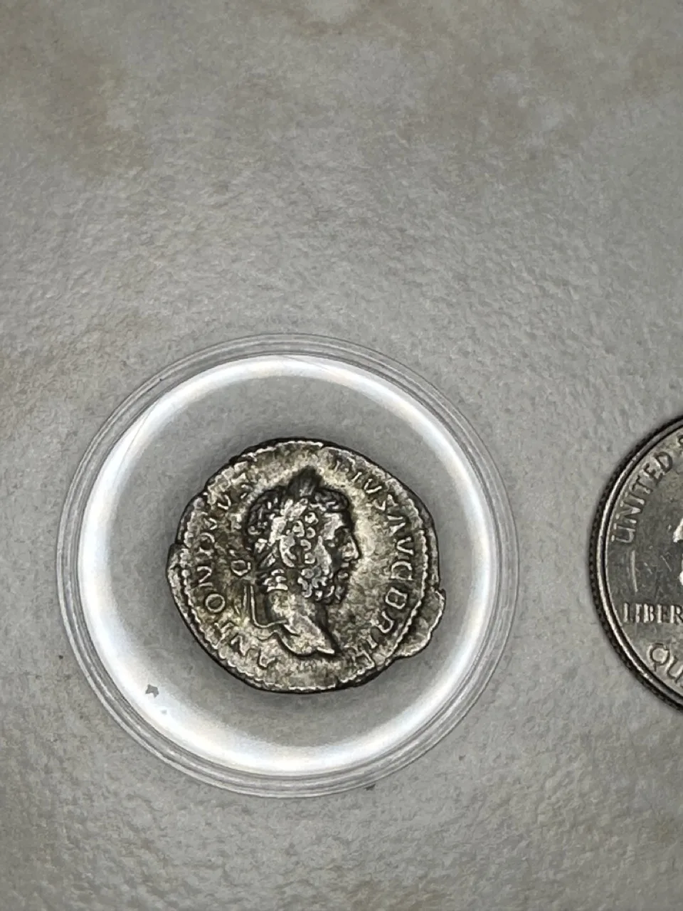 Roman silver denarii coin, Hand Hammered Prehistoric Online