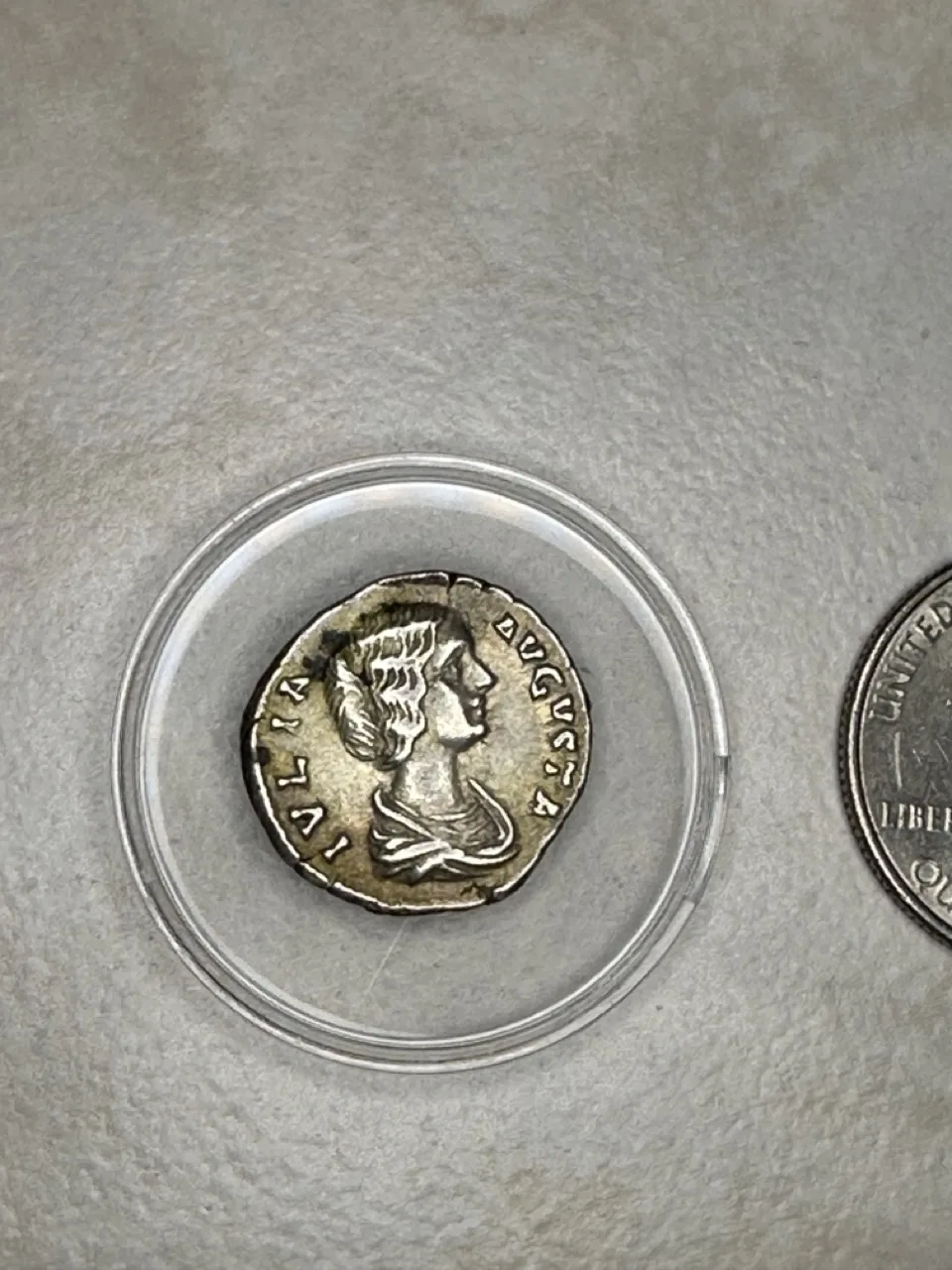 Roman silver Denarii coin, ancient currency Prehistoric Online