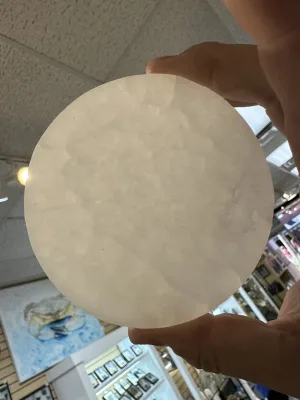 Selenite Charger Disc, Morocco Mental Clarity Prehistoric Online