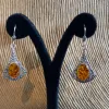 Amber Earrings Sterling Silver Prehistoric Online