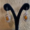 Amber Earrings Sterling Silver Prehistoric Online