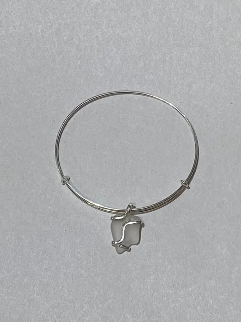 Clear Sea Glass Bracelet, Adjustable Prehistoric Online