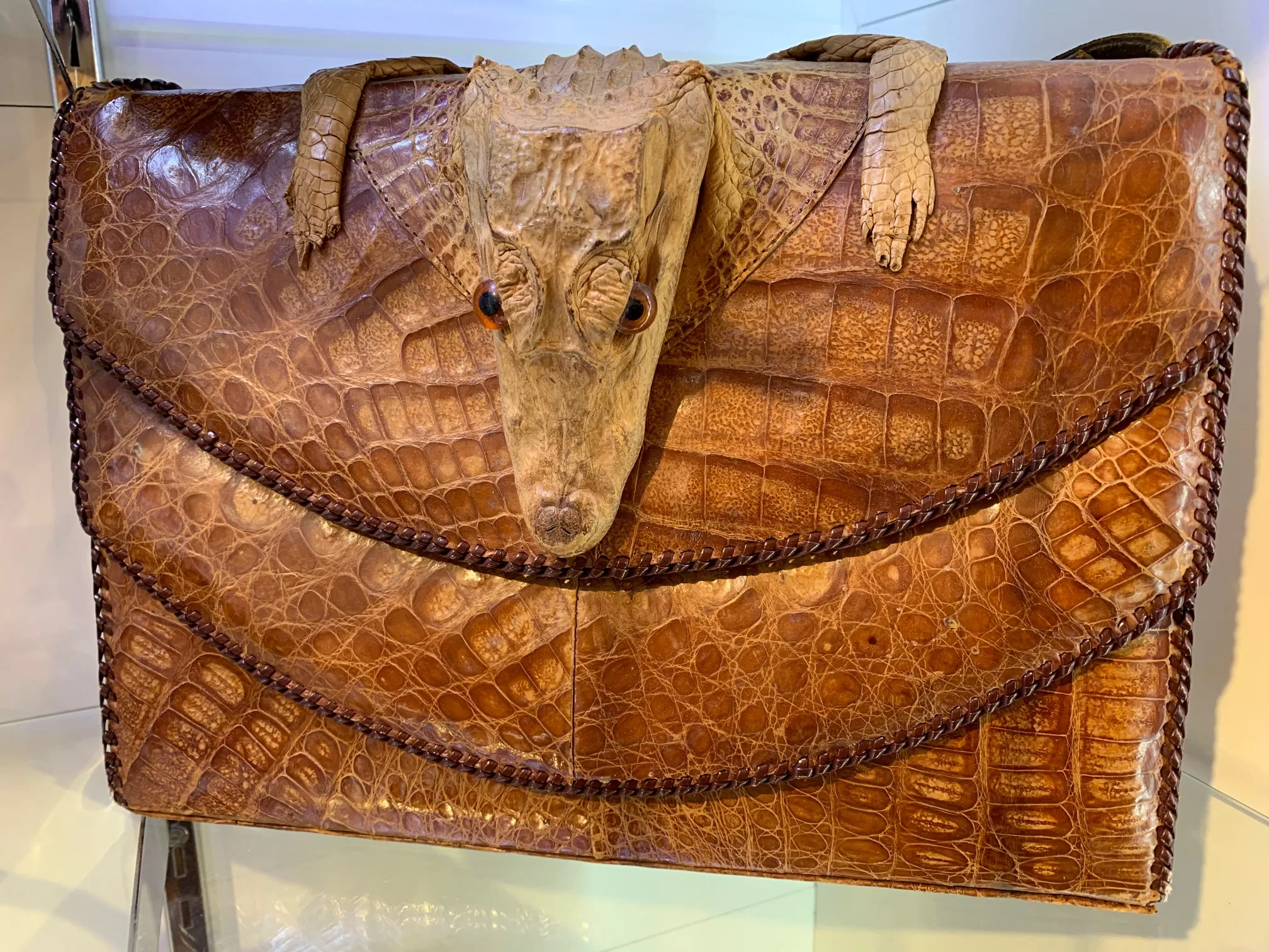 Real Alligator Bag, Large with StrapVintage 60’s-70’s Prehistoric Online