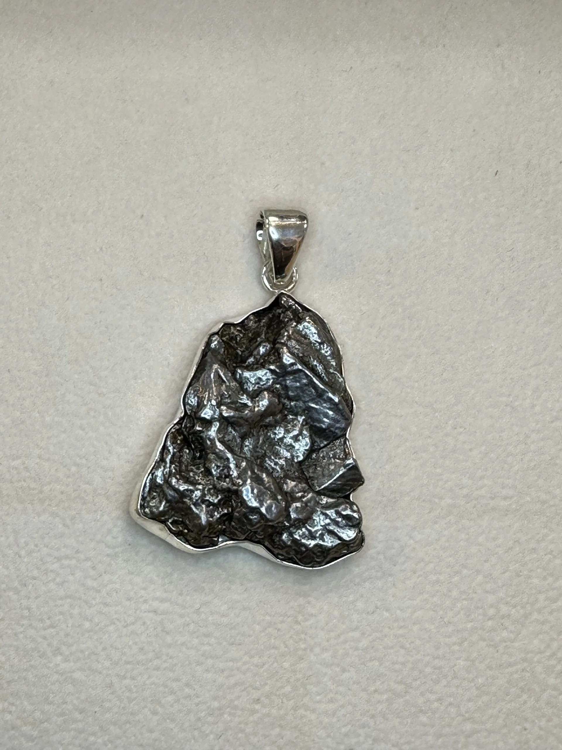 Meteorite Pendant with Chain- Sterling .950 Prehistoric Online