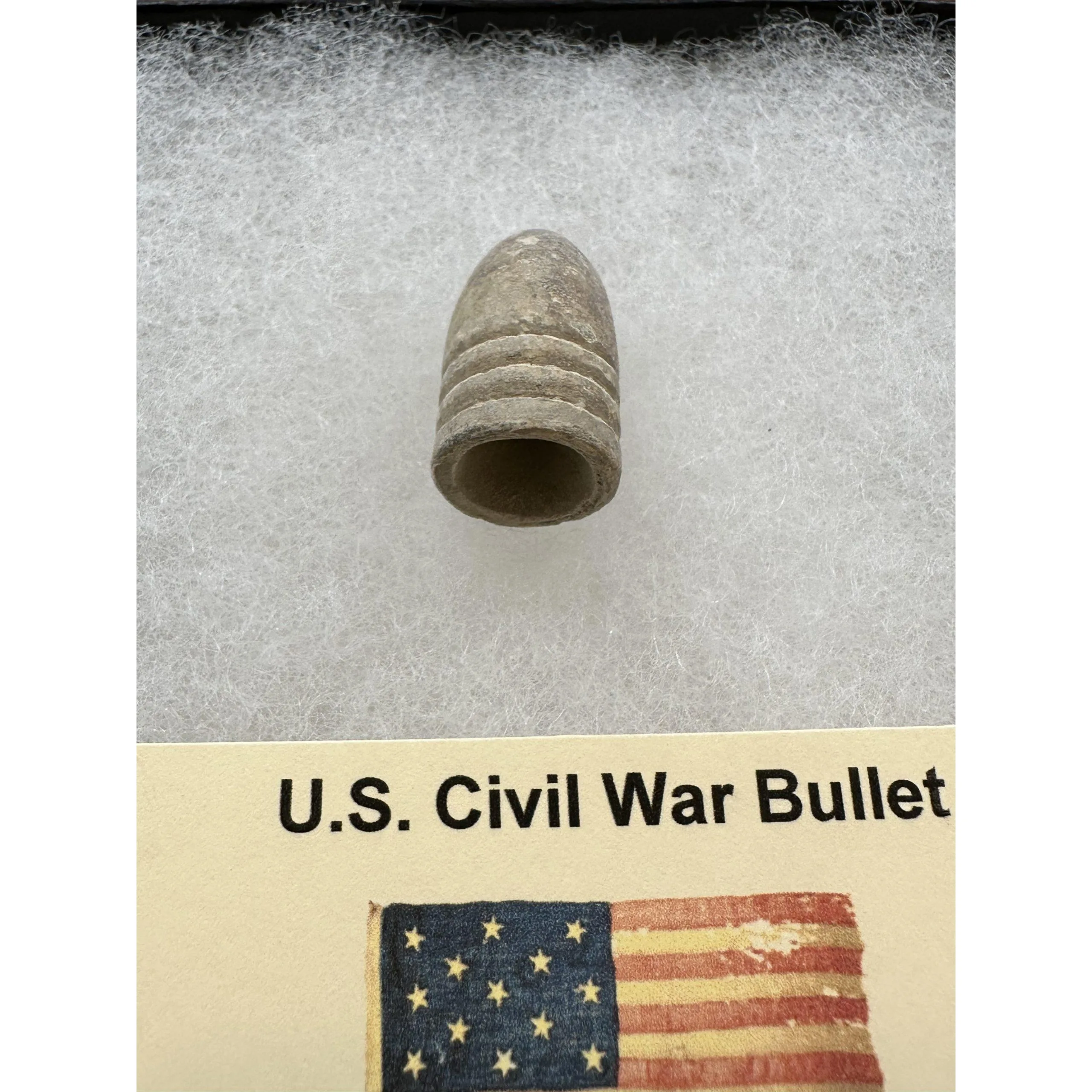 Collector Riker Box- Civil War Bullet Prehistoric Online
